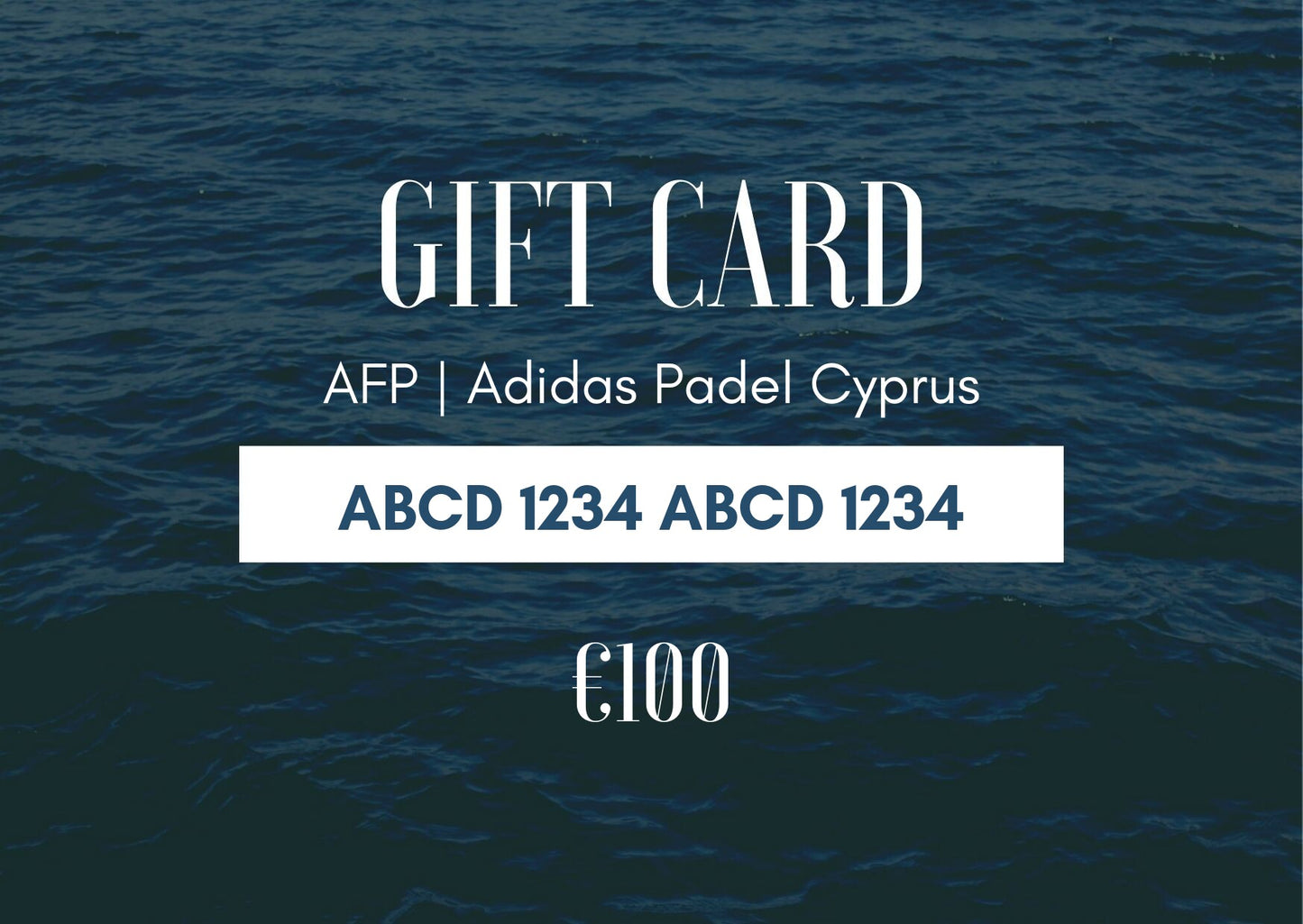 All For Padel Gift voucher