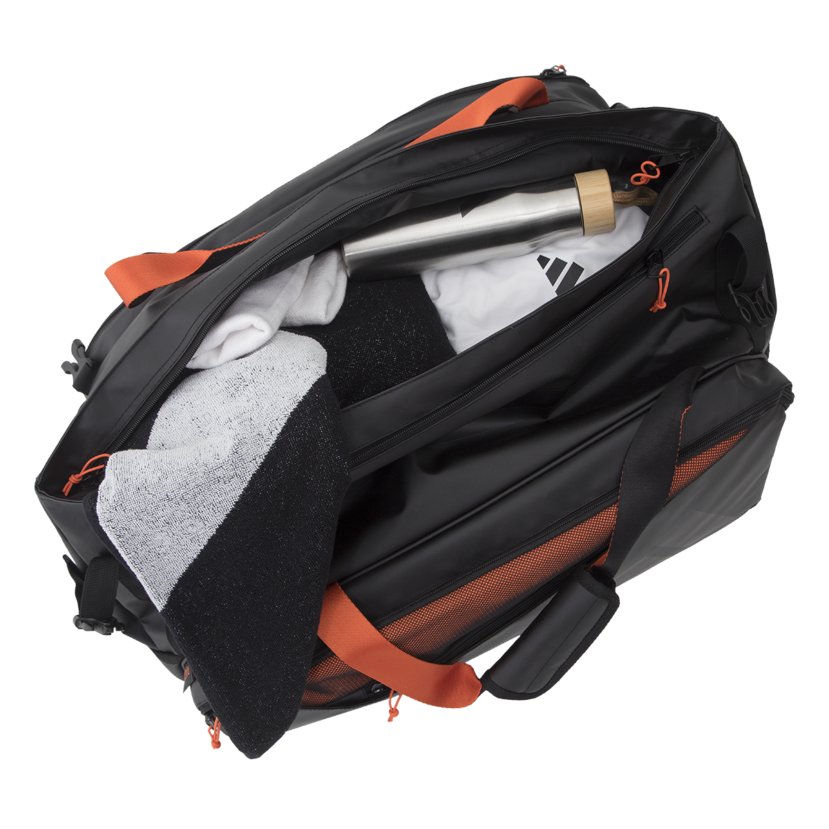 ADIDAS RACKETBAG MULTIGAME BLACK/ORANGE 3.4
