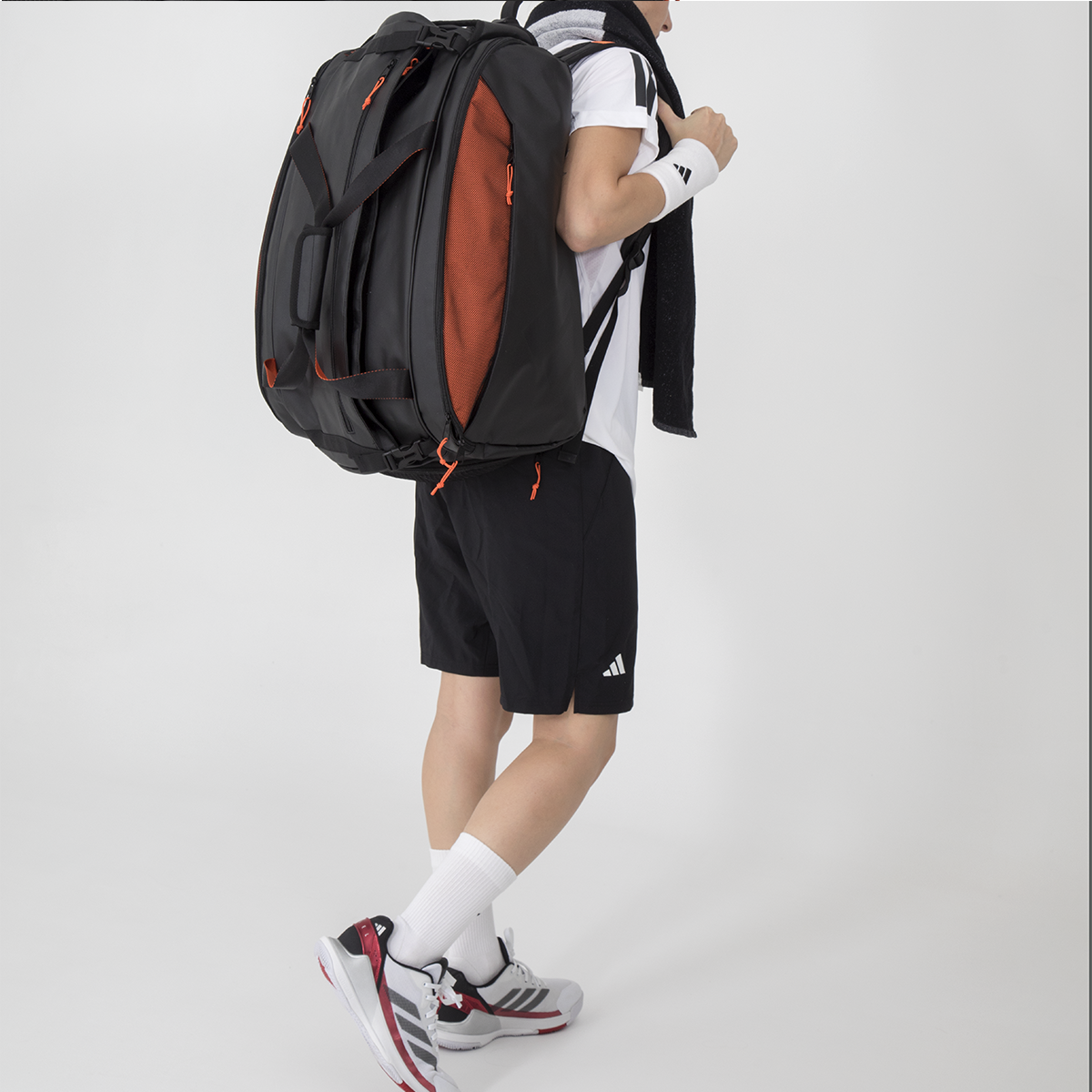 ADIDAS RACKETBAG MULTIGAME BLACK/ORANGE 3.4