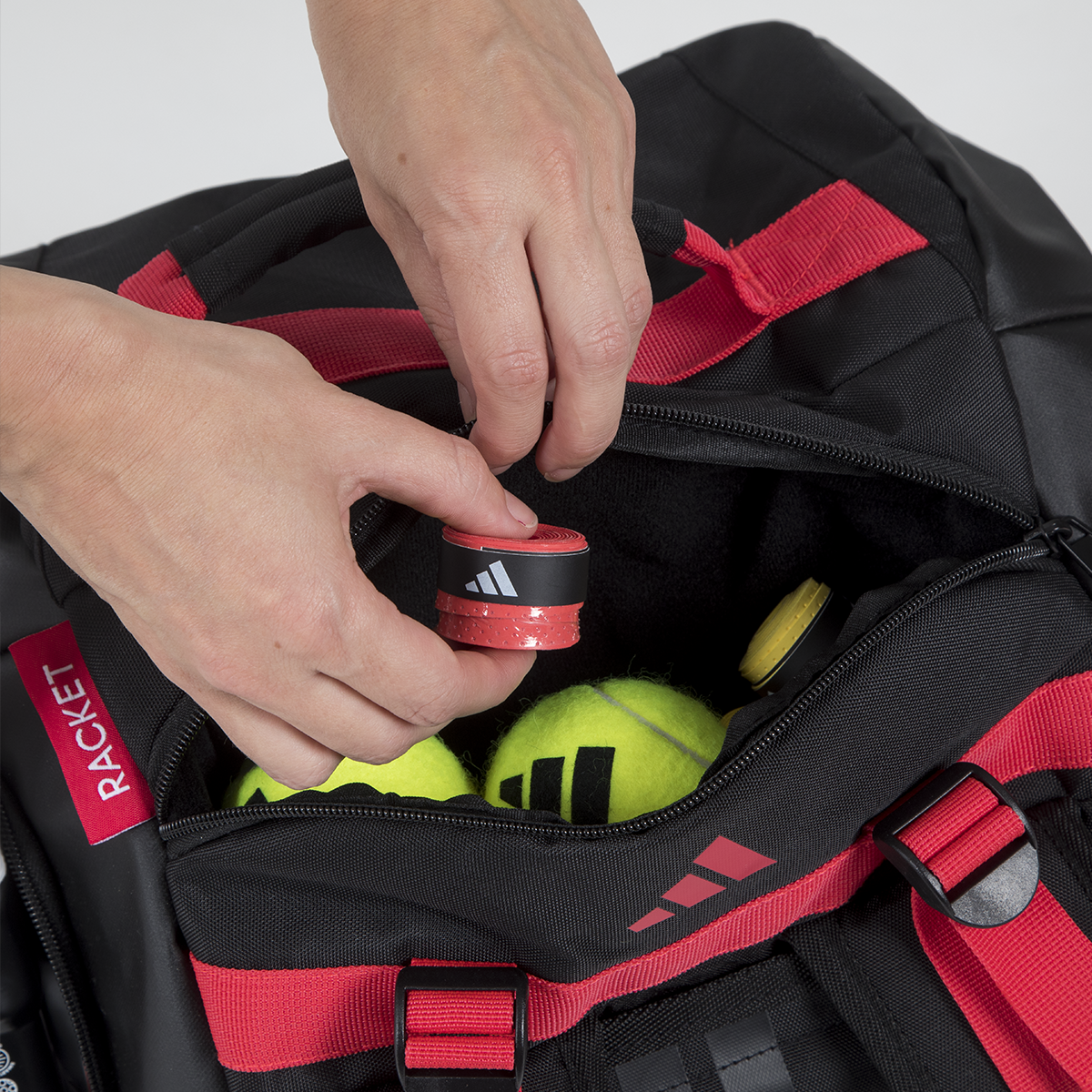 ADIDAS RACKETBAG TOUR BLACK 3.4