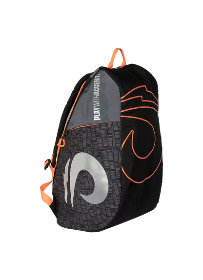 RACKET BAG LÕK GEN 2 BLACK, GREY, AND ORANGE