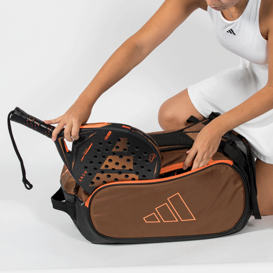 ADIDAS PRO TOUR BRONZE RACKET BAG 2026