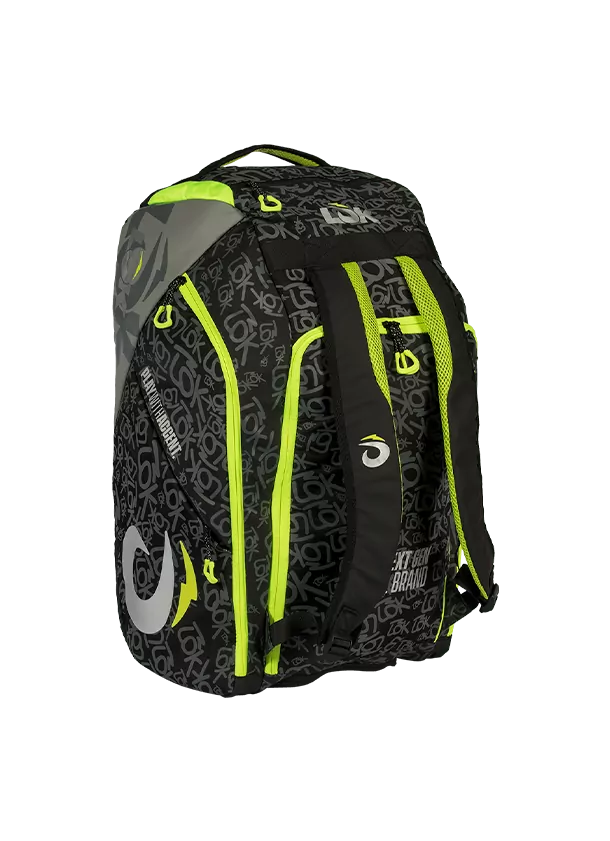RACKET BAG LÕK MAXX GEN 2 BLACK GREY AND GREEN LIME
